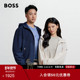 细节装 饰休闲情侣夹克 常规版 型经典 男女同款 BOSS博斯