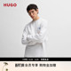 男士 HUGO雨果 卫衣无帽 笑脸徽标棉质卫衣 100%棉