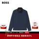 灯芯绒衣领 新款 BOSS博斯 男士 26年春季 夹棉宽松版 型夹克外套