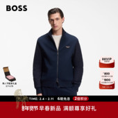 阿斯顿马丁联名 男士 26年春季 BOSS博斯 新款 轻量填充卫衣夹克