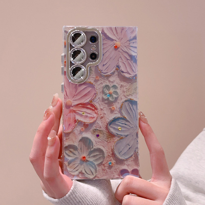 【立体油画花朵】手机壳
