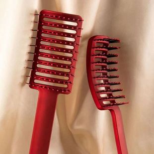 抖音同款大弯梳蓬松高炉顶卷发直发油头背头男女造型梳大排骨梳子