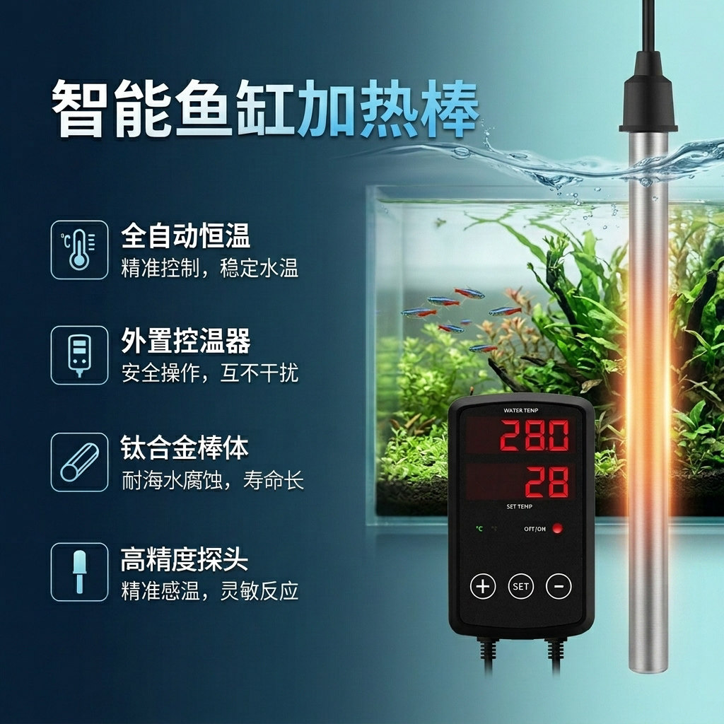 韦柏加热棒钛合金抗氧化耐腐蚀图片