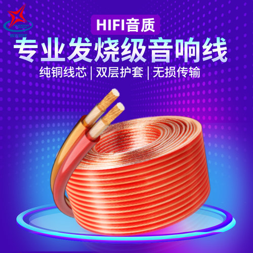 辉宏时代纯铜发烧音箱线
