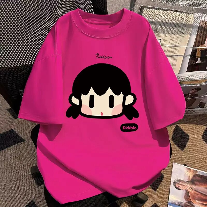 短袖T恤男女童圆领洋气上衣