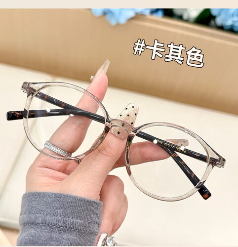 18105新款韩系小框超轻眼镜时尚TR男女素颜插芯镜腿潮流简约眼镜