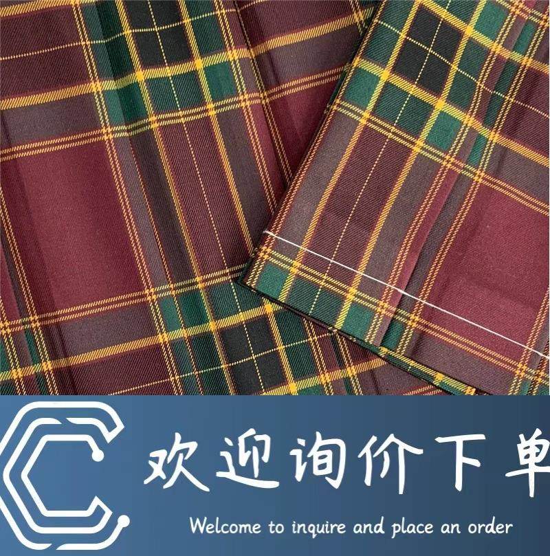 原装正品【深夜幻境】#山楂树#红绿格JK制服裙日系学院大格子半_虎窝淘