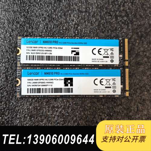 雷克沙NM610PR0 500GM.2 NVME P需问价