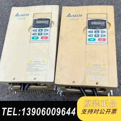 台达变频器VFD075B43A  原装拆机面板裂.不影响使用需问价