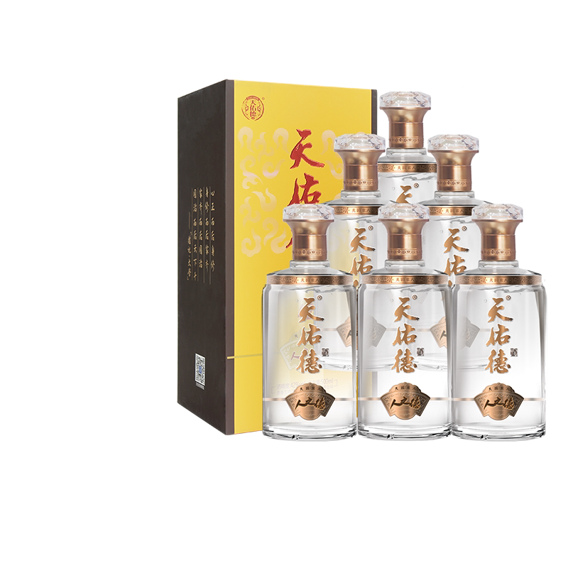 天佑德 42度人之德 500ml*6瓶 清香型白酒 整箱装 青海特产