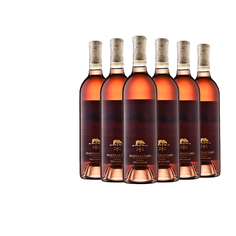 马克斯威酒庄-加州熊白金粉黛桃红葡萄酒750ml 美国原装进口红酒