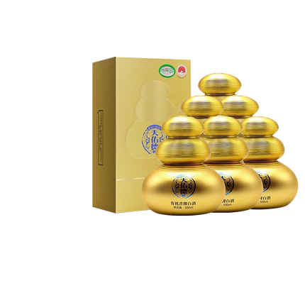 天佑德青稞酒 52度金宝有机酒清香型白酒整箱6瓶礼盒装送礼聚会酒