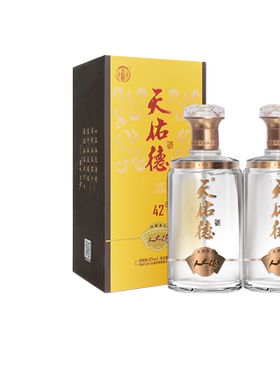 天佑德青稞酒 42度人之德2瓶 清香型白酒礼盒装 青海互助送礼团购