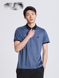 195号利家夏季男士商务休闲翻领短袖polo衫21XTX9281S