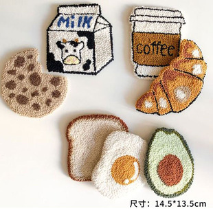 戳戳乐手工diy送女友走心礼物初学者戳戳绣猫咪杯垫送对象材料包