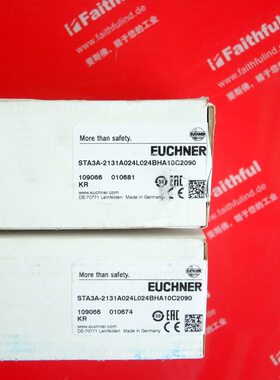 Euchner 109066 安士能安全开关 STA3A-2131A024L024BHA10C2090