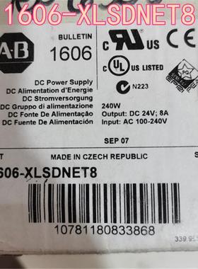 美国罗克韦尔 Allen-Bradley 电源1606-XLSDNET8  1606-XLDNET8