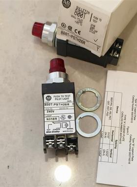 Allen-Bradley罗克韦尔指示灯800T-PSTH26R 240V N318R红色240V