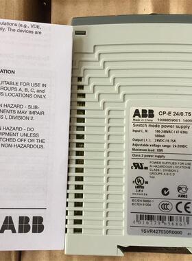 1SVR427030R00002  CP-E 24/0.75 开关电源维修 议价