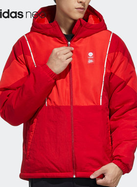 Adidas/阿迪达斯正品2021年 neo 男子运动休闲新款棉服HC9724