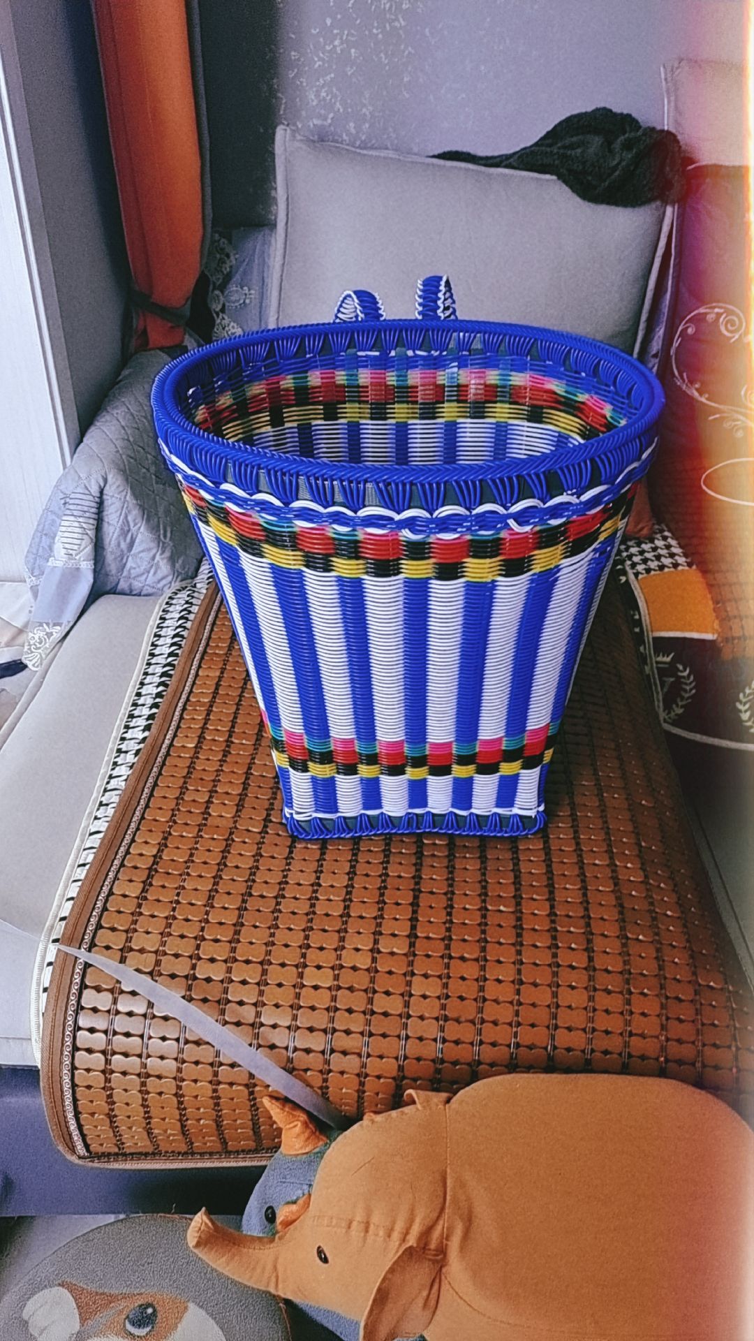 成人背篓背篼纯手工加厚编织藤条塑钢带编织结实好看背篓家用农村