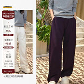 利落厚实舒适细腻抽绳百搭直筒休闲裤 雅舒曼&图图妈 小陀螺 女