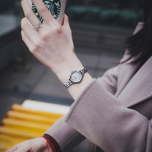 聚利时贝母简约风女士小表盘