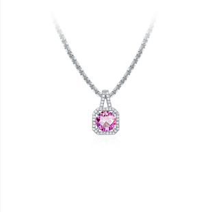 Julius 轻奢小众方糖项链高级感生日礼物送女友 聚利时项链女款