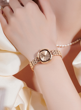聚利时女士手表名牌正品2025新款小众轻奢高级小方糖手表生日礼物