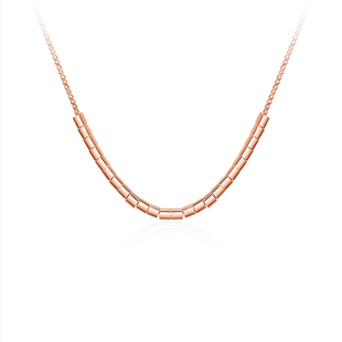 爆款 2025新款 925银生日礼物送女友 聚利时几何方块项链女款 Julius