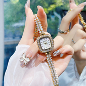 聚利时手表女款 2026新款 小金表轻奢小众高级感小巧精致手链石英表