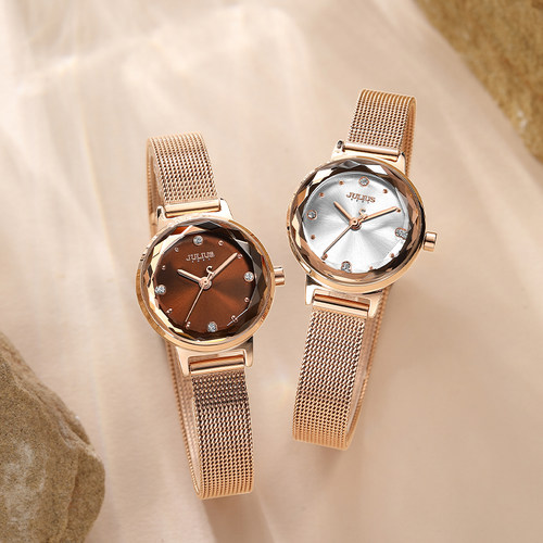 聚利时手表女款小众轻奢小表盘