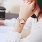 聚利时手表女小巧2026新款 高级感简约气质小众轻奢ins女士石英表