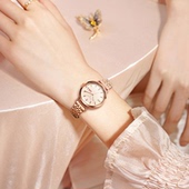 聚利时手表女款 2026新款 轻奢小众高级感气质女士石英表防水腕表