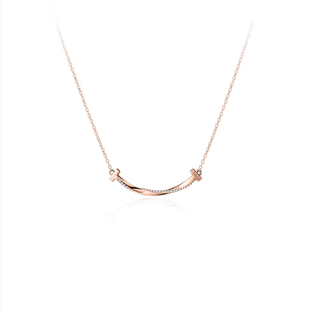 轻奢小众高级生日礼物送女友 2025新款 Julius 聚利时微笑项链女款