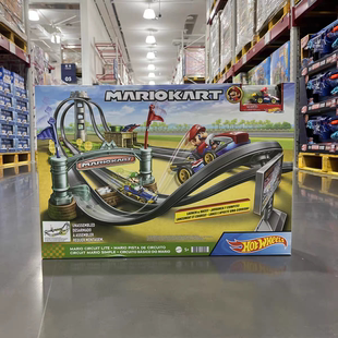 山母姆代购美泰风火轮马里奥环形竞速轨道套装男孩玩具生日礼物