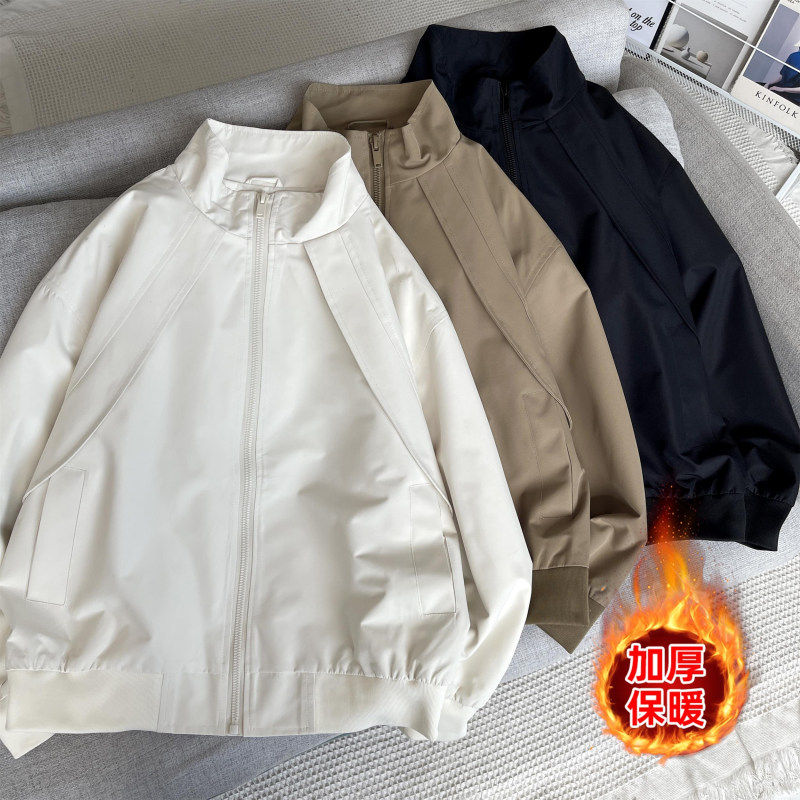 冬季男士立领夹克棉衣外套加厚保暖棉服男装休闲百搭宽松版型潮流