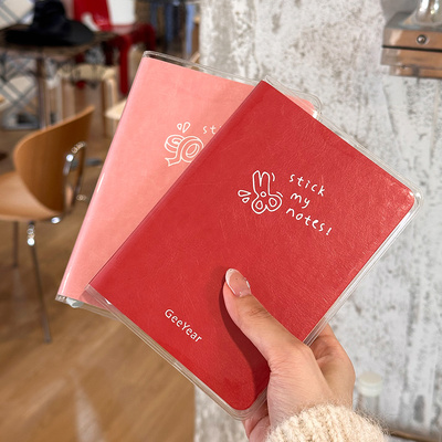 A6长方格贴纸本 便携手帐本简约网格记事本 可爱学生日记本文具日式迷你小清新迷你笔记本随身便携小本子