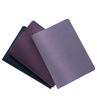 锦一方格本软皮本皮面简约手账本网格本日记本格子本手账文艺精致ins风简约笔记本子高颜值大学生加厚记事本