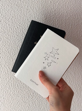 星星TO DO LIST自律打卡本 小本子迷你日记本小笔记本子手帐本小记事本随身便携记事本A6笔记本口袋本打卡本