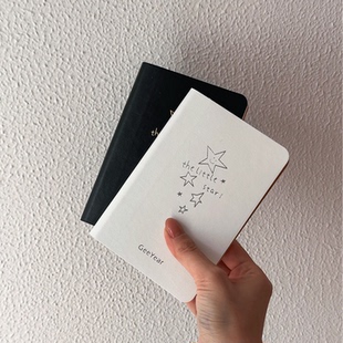 星星TO DO LIST自律打卡本 小本子迷你日记本小笔记本子手帐本小记事本随身便携记事本A6笔记本口袋本打卡本