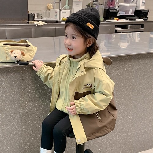 法国Uamtor女童加绒三合一冲锋衣