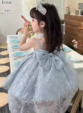 法国Uamtor爱莎女童周岁礼服裙子