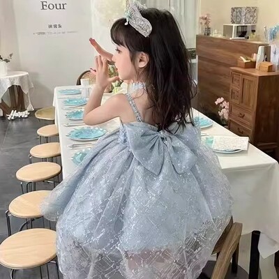 法国Uamtor爱莎女童周岁礼服裙子