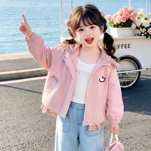 Uamtor女童秋冬新款连帽夹克