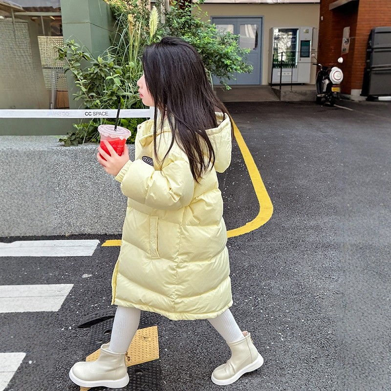 法国Uamtor女童羽绒服90白鸭绒