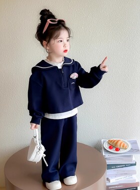 法国Uamtor女童韩系休闲运动套装