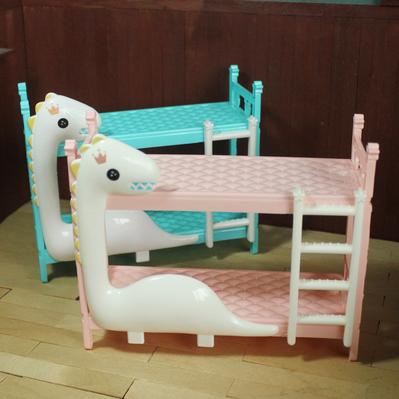 迷你12分BJD娃娃可用恐龙床