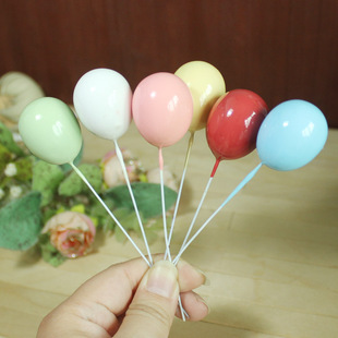 迷你气球 仿真模型道具 6分BJD娃娃小布 兵人 场景娃屋椭圆 食玩