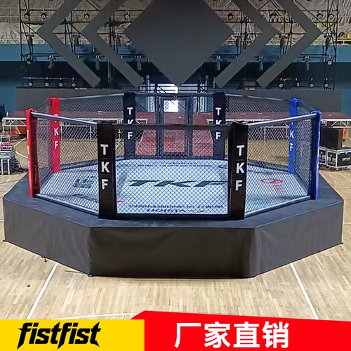 定制八角笼拳击擂台钢架结构健身房专用厂家直销免费设计